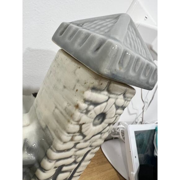 Empty Vintage OLD TAYLOR Distillery Company Castle Decanter Kentucky Bourbon - Picture 3 of 10